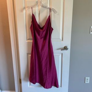 Pink Lily Satin dress